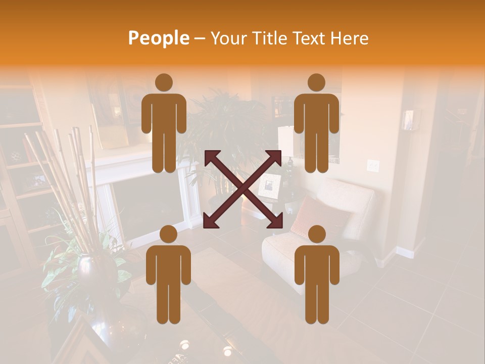 Table Inside Sit PowerPoint Template