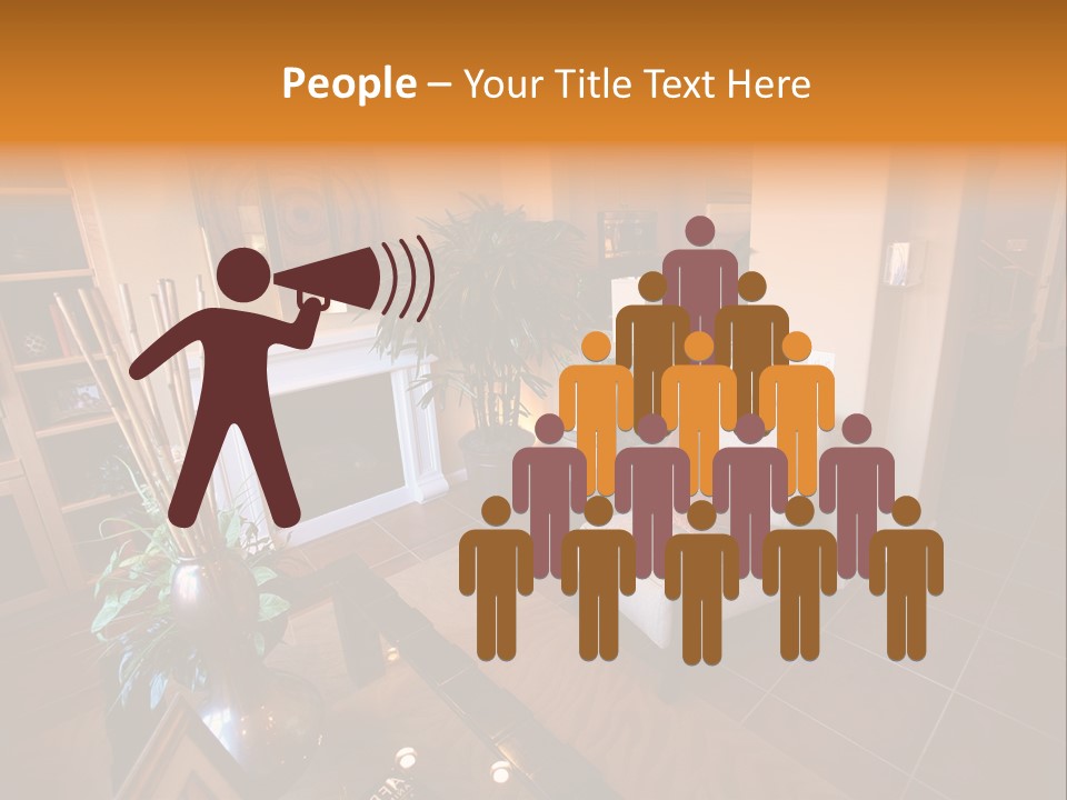 Table Inside Sit PowerPoint Template