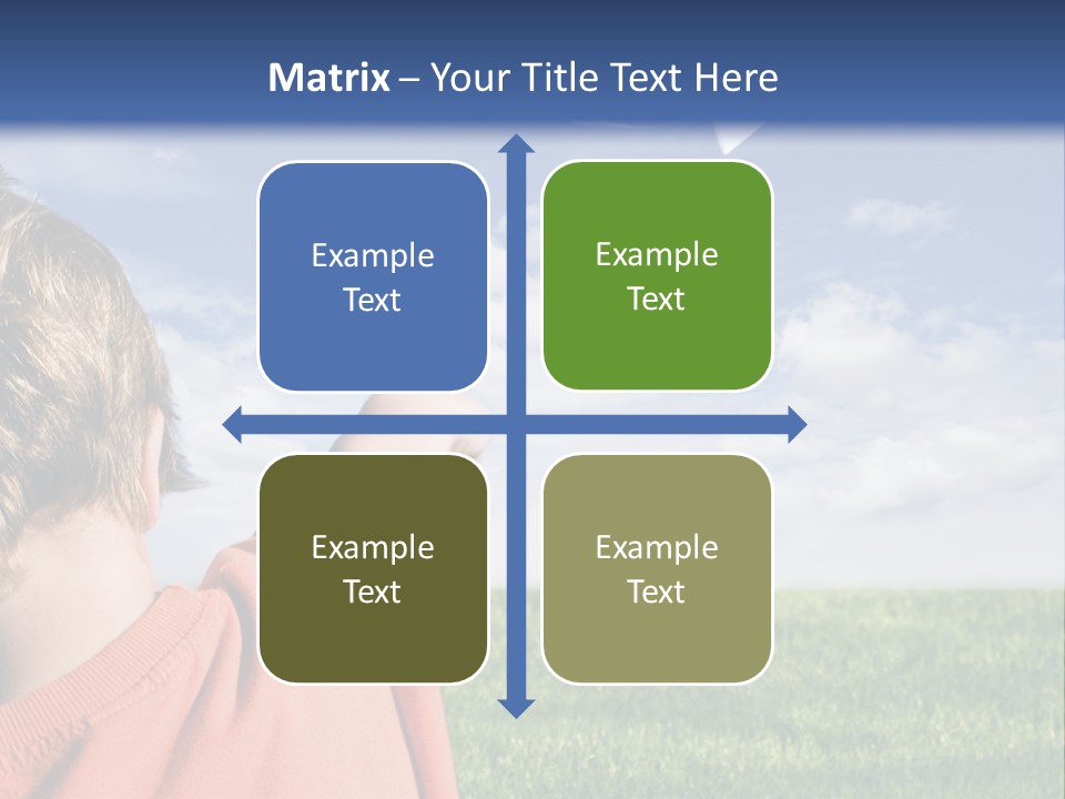 Away Youth Dart PowerPoint Template