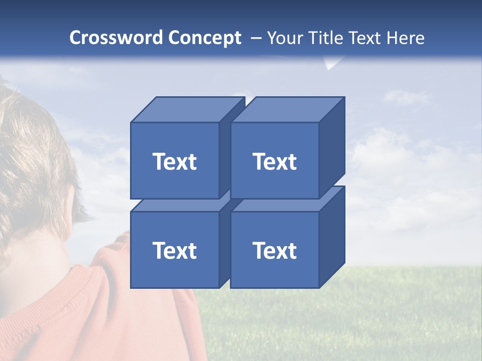 Away Youth Dart PowerPoint Template