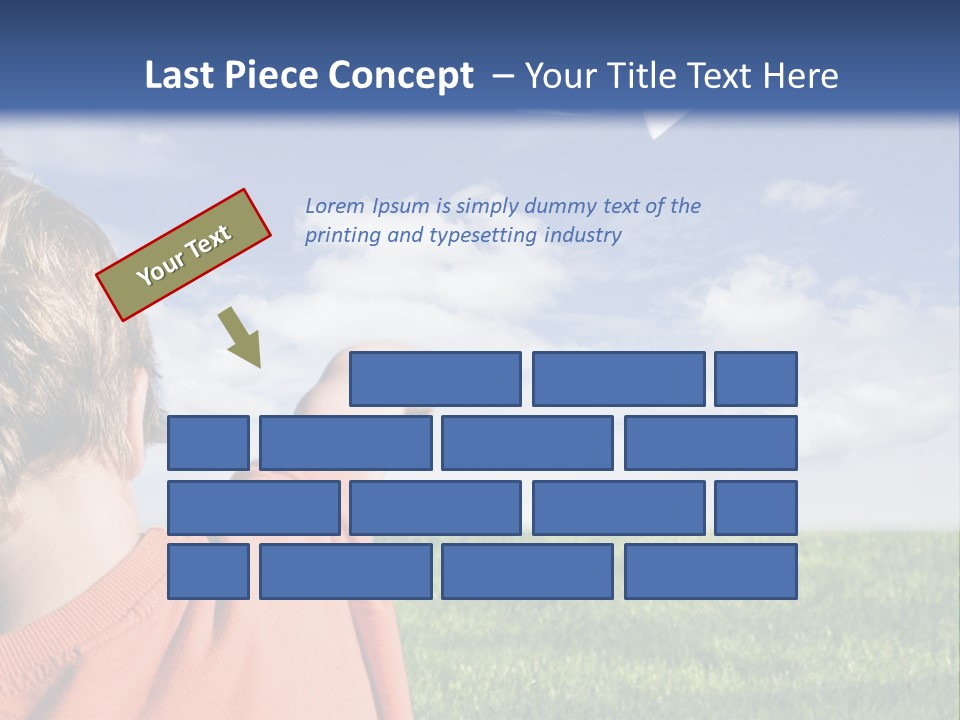 Away Youth Dart PowerPoint Template