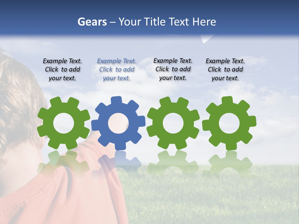 Away Youth Dart PowerPoint Template