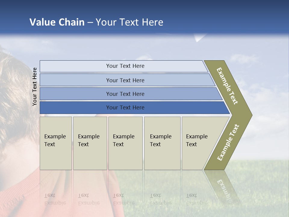 Away Youth Dart PowerPoint Template
