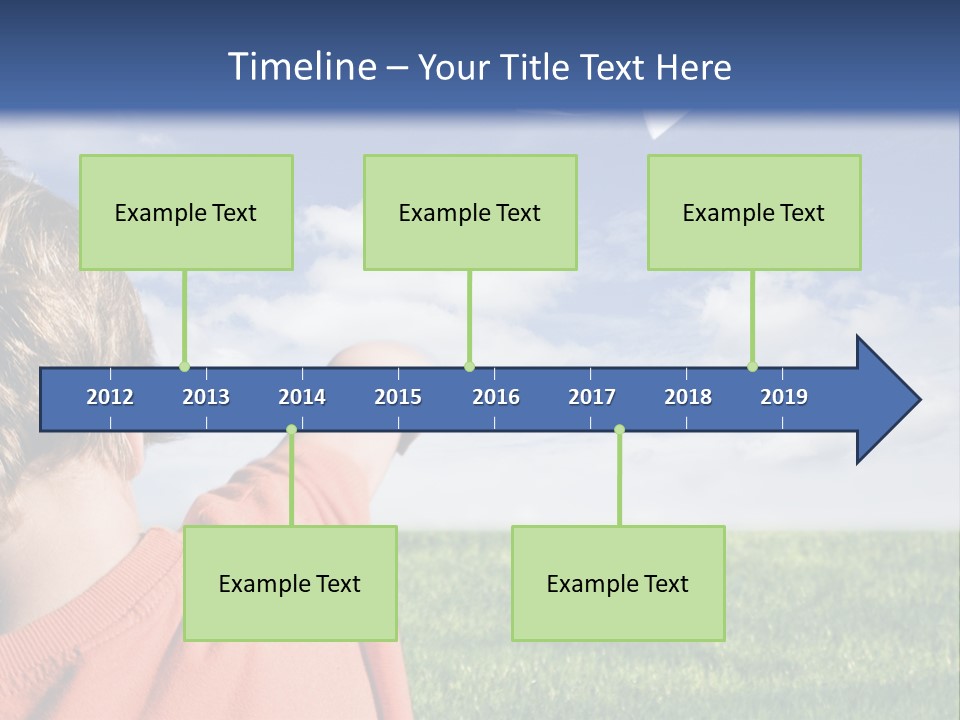 Away Youth Dart PowerPoint Template