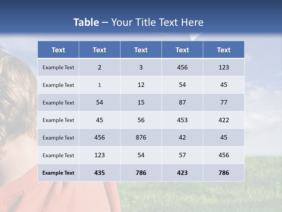 Away Youth Dart PowerPoint Template