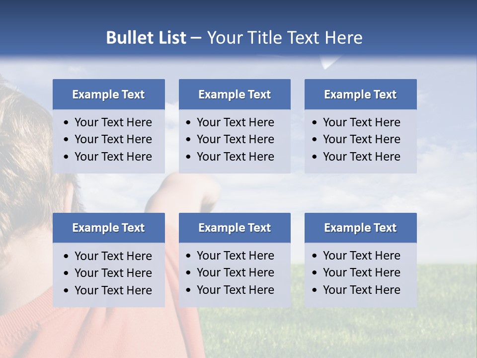 Away Youth Dart PowerPoint Template