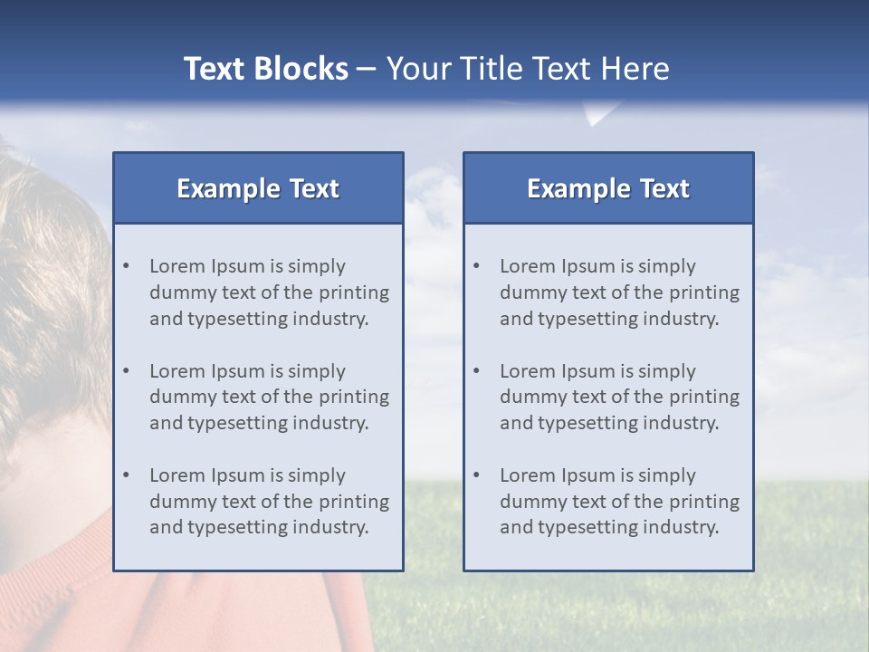 Away Youth Dart PowerPoint Template