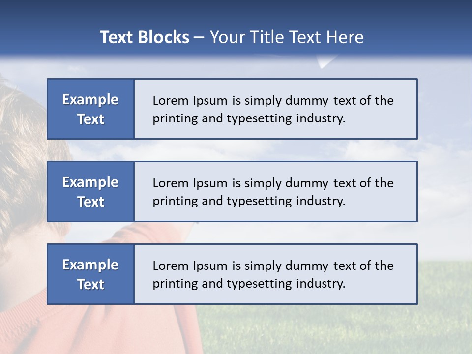Away Youth Dart PowerPoint Template