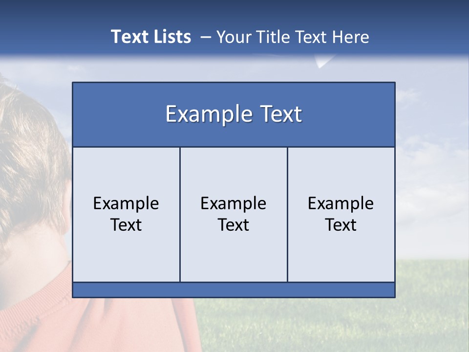 Away Youth Dart PowerPoint Template