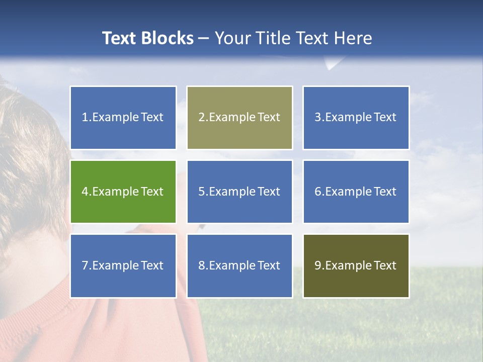 Away Youth Dart PowerPoint Template