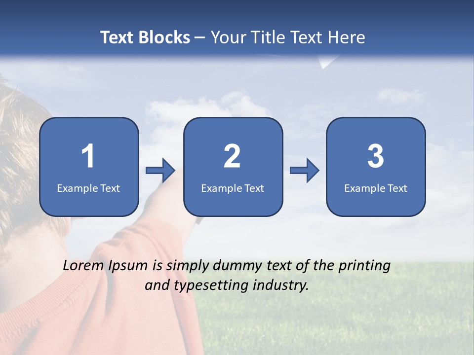Away Youth Dart PowerPoint Template