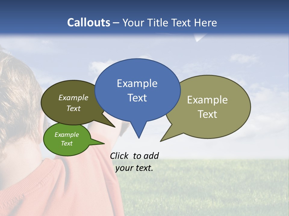 Away Youth Dart PowerPoint Template