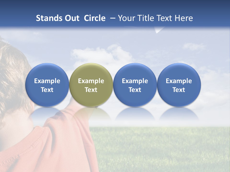 Away Youth Dart PowerPoint Template