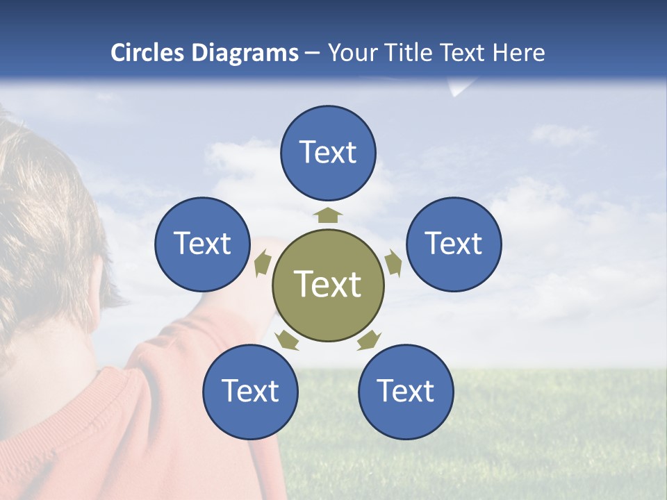 Away Youth Dart PowerPoint Template