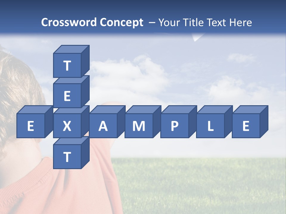 Away Youth Dart PowerPoint Template