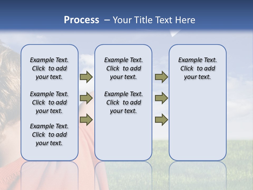 Away Youth Dart PowerPoint Template