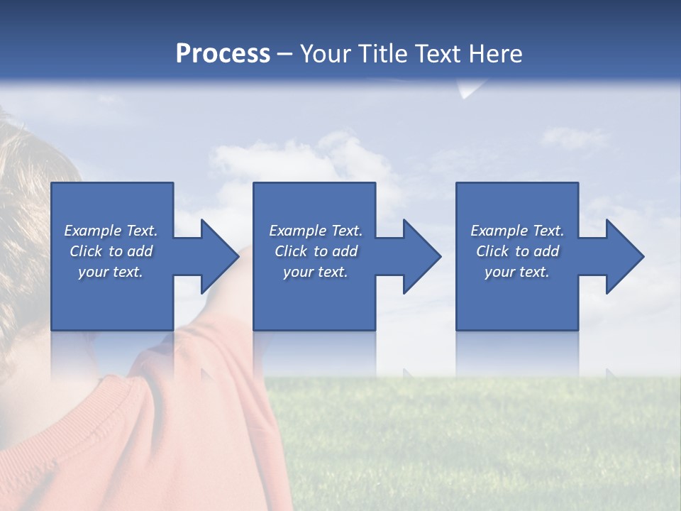 Away Youth Dart PowerPoint Template