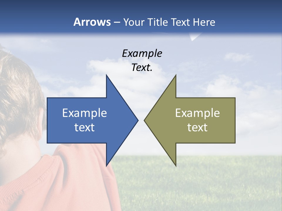 Away Youth Dart PowerPoint Template