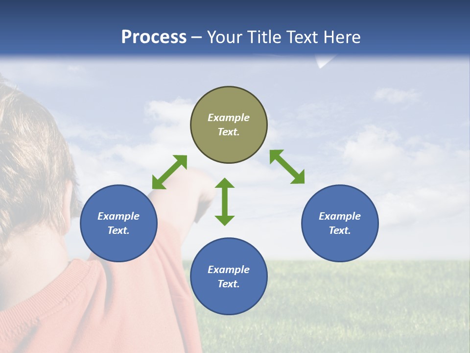 Away Youth Dart PowerPoint Template