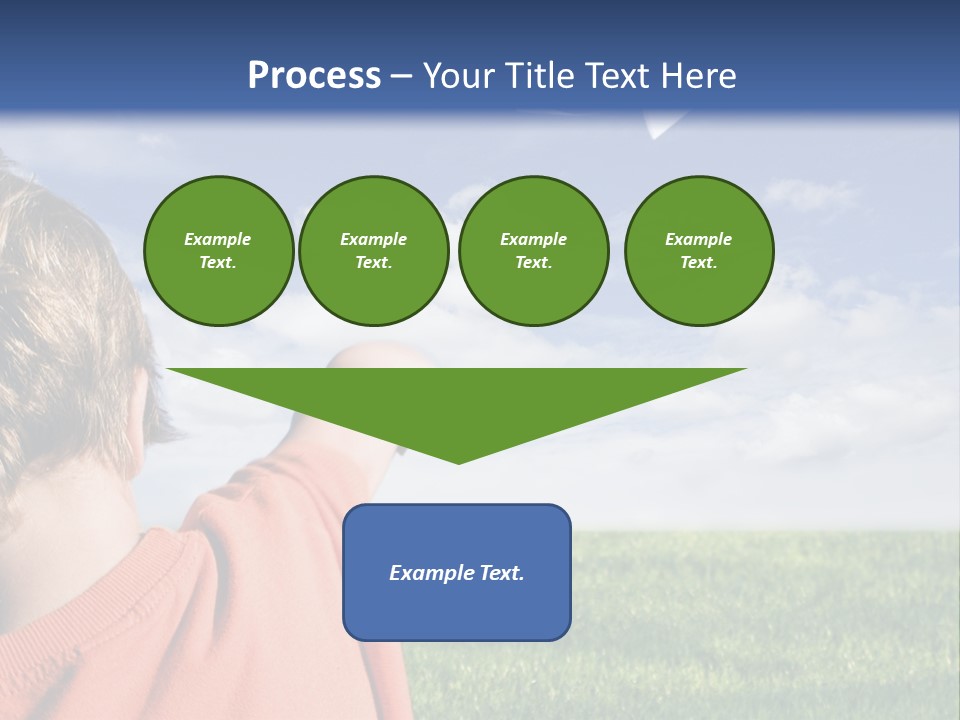 Away Youth Dart PowerPoint Template