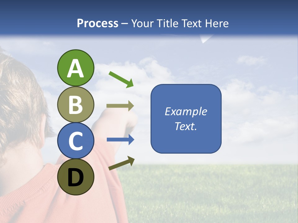 Away Youth Dart PowerPoint Template