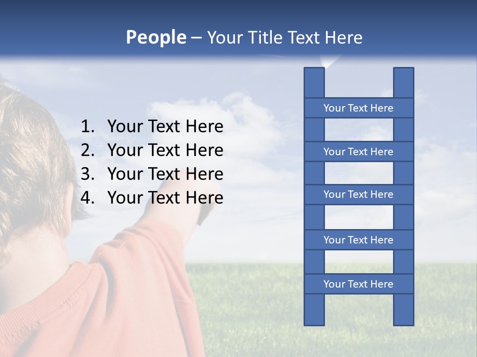 Away Youth Dart PowerPoint Template