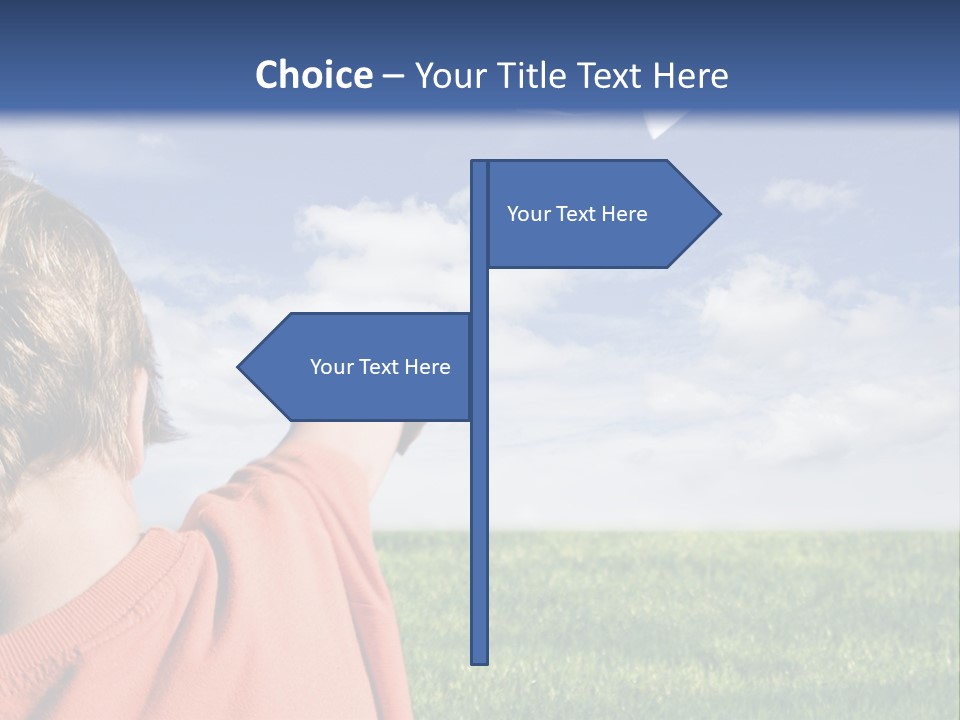 Away Youth Dart PowerPoint Template