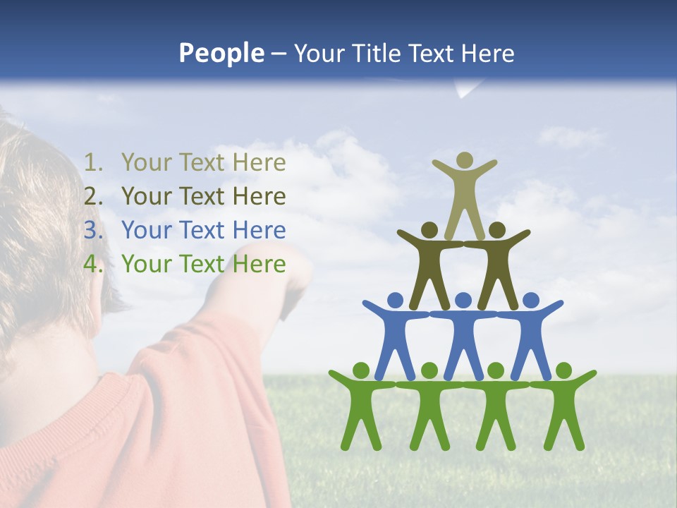 Away Youth Dart PowerPoint Template