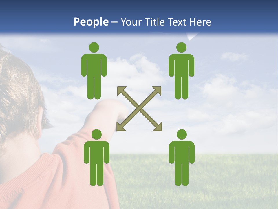 Away Youth Dart PowerPoint Template