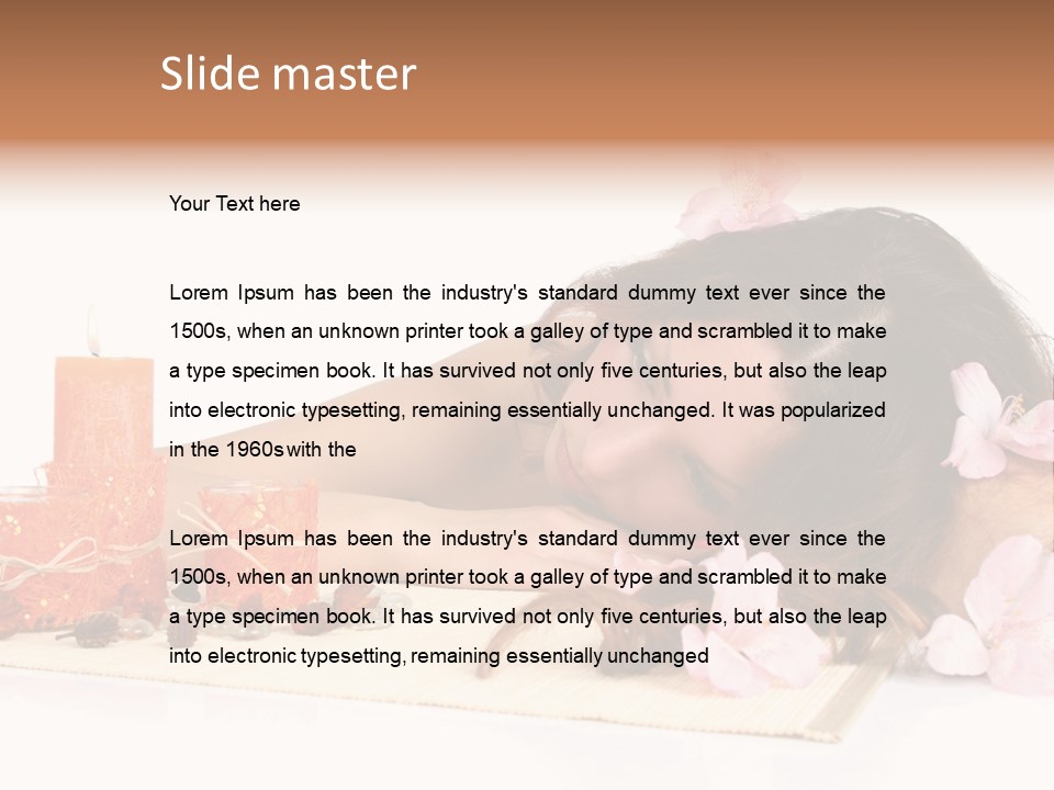 Frosty Natural Frost PowerPoint Template