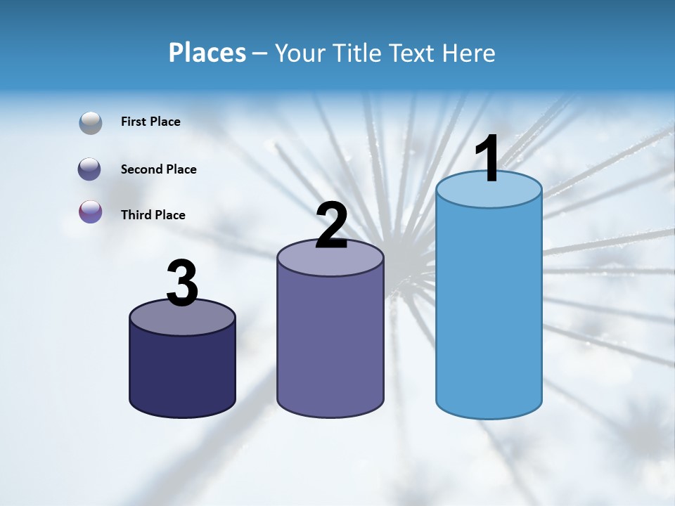 Frosty Natural Frost PowerPoint Template