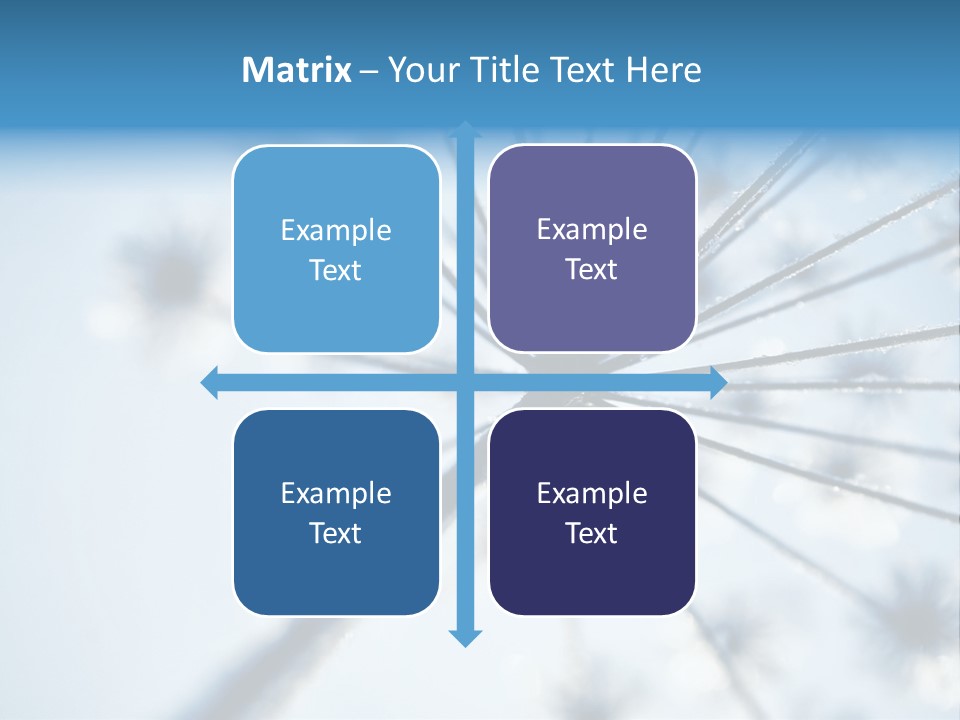 Frosty Natural Frost PowerPoint Template