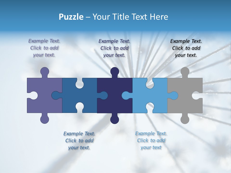 Frosty Natural Frost PowerPoint Template