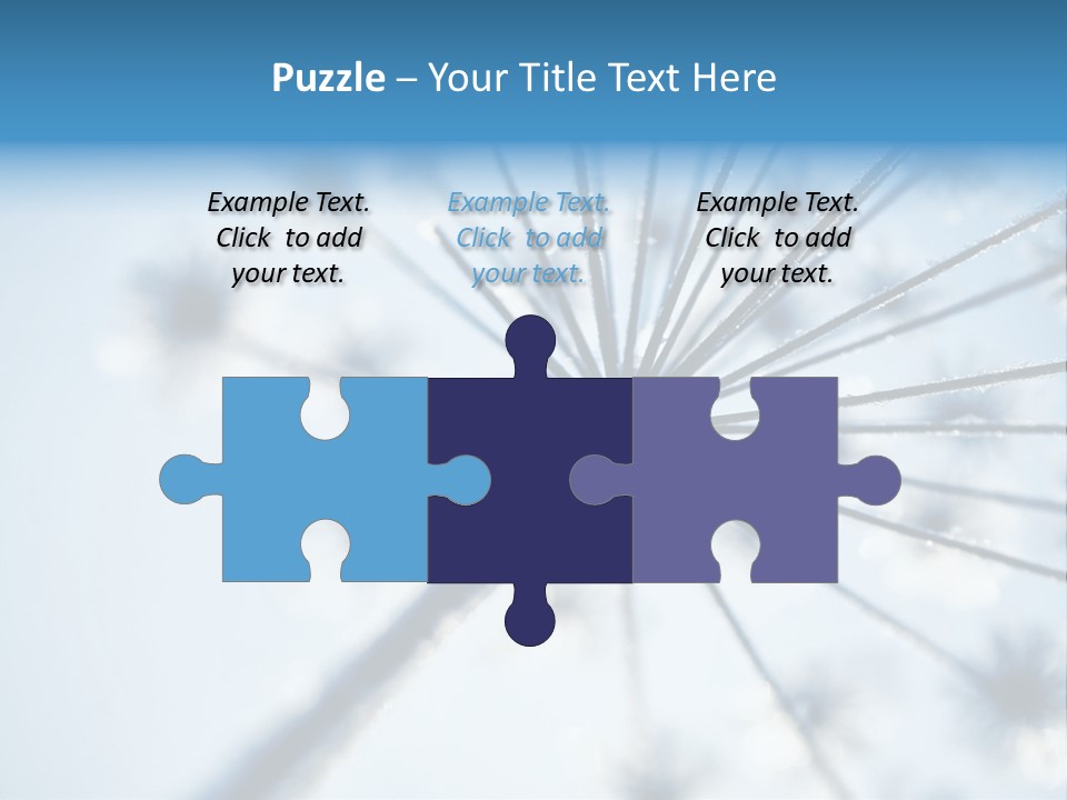 Frosty Natural Frost PowerPoint Template