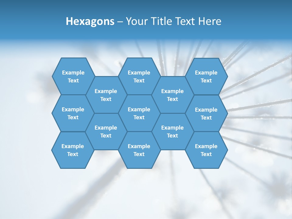 Frosty Natural Frost PowerPoint Template