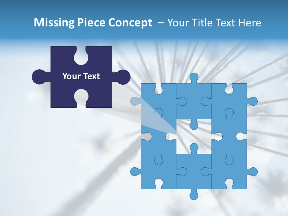 Frosty Natural Frost PowerPoint Template