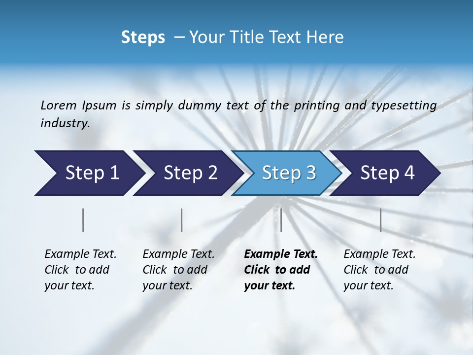 Frosty Natural Frost PowerPoint Template
