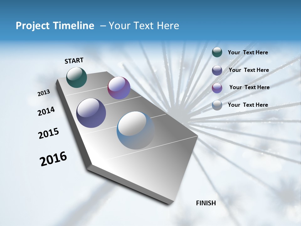 Frosty Natural Frost PowerPoint Template