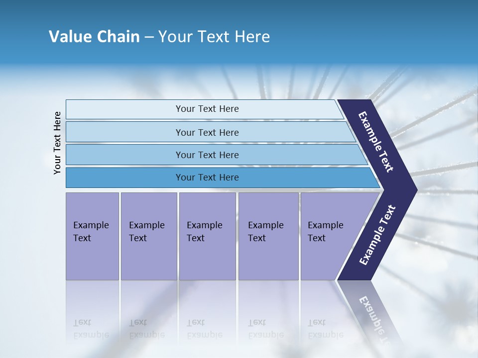 Frosty Natural Frost PowerPoint Template