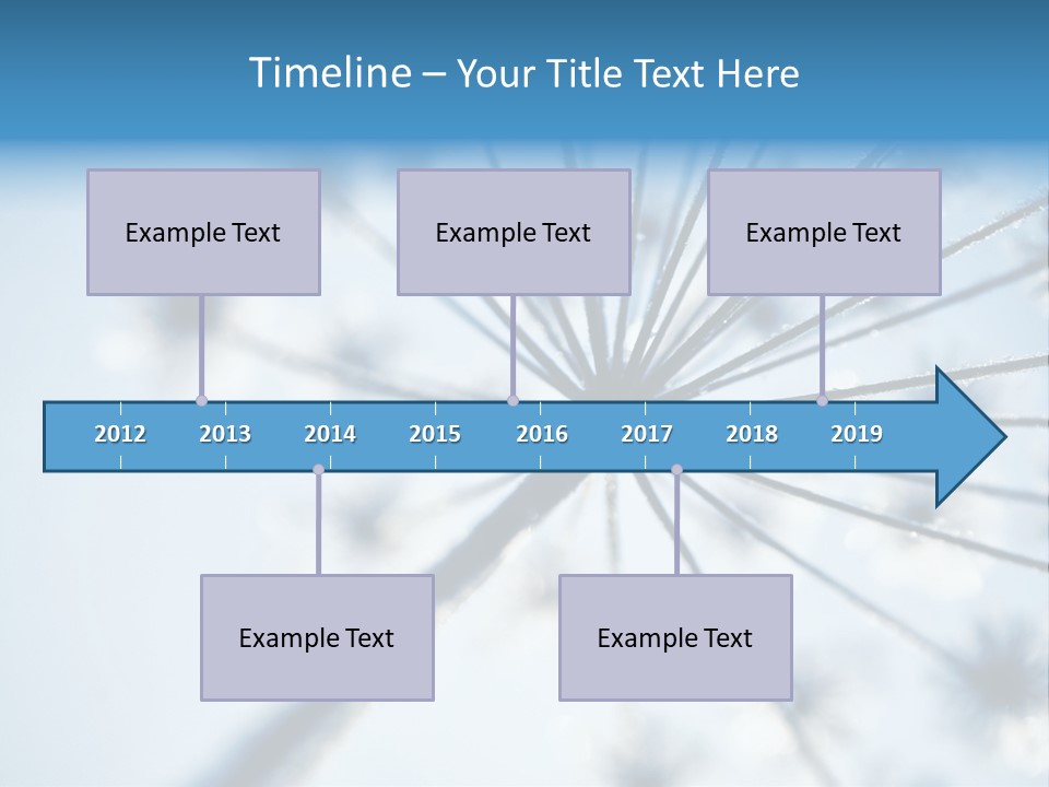 Frosty Natural Frost PowerPoint Template