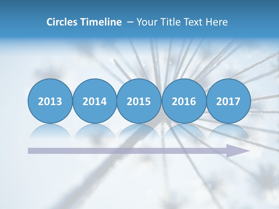 Frosty Natural Frost PowerPoint Template