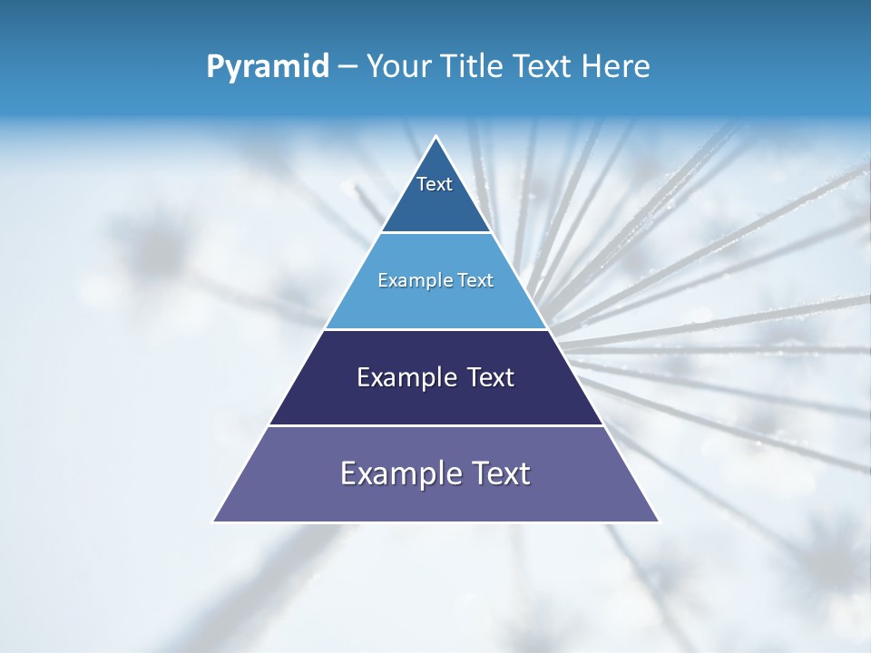 Frosty Natural Frost PowerPoint Template