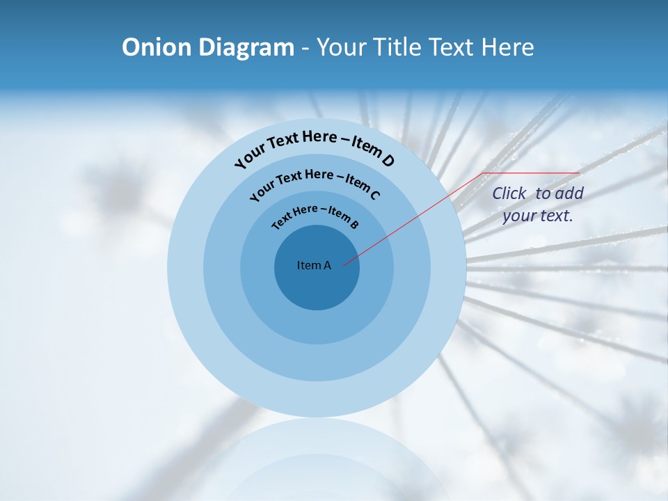 Frosty Natural Frost PowerPoint Template