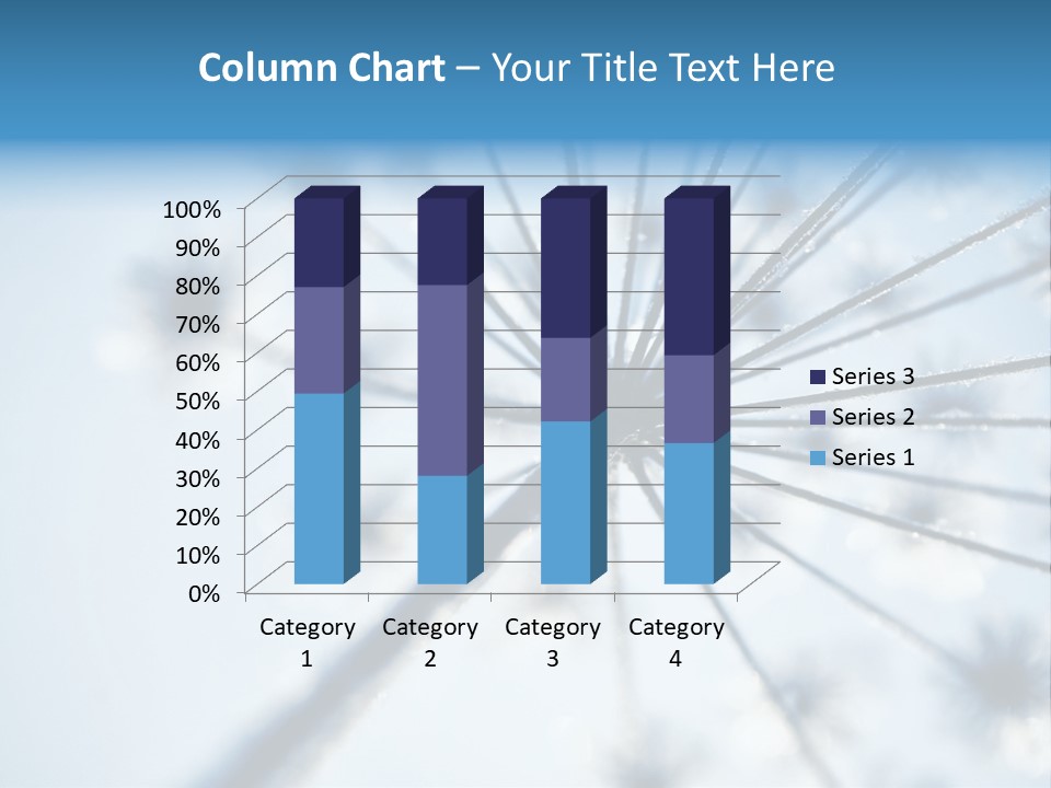 Frosty Natural Frost PowerPoint Template