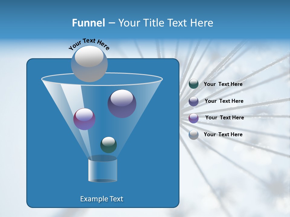 Frosty Natural Frost PowerPoint Template