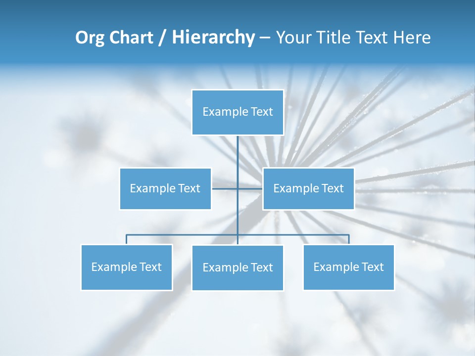 Frosty Natural Frost PowerPoint Template