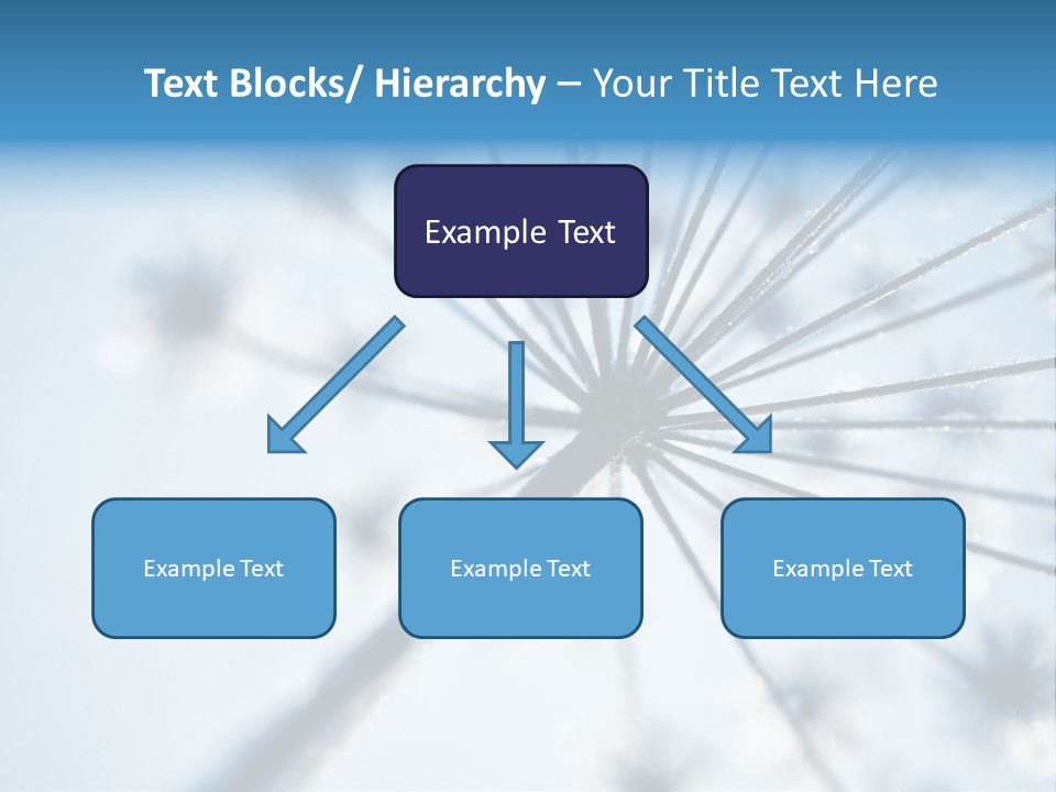 Frosty Natural Frost PowerPoint Template