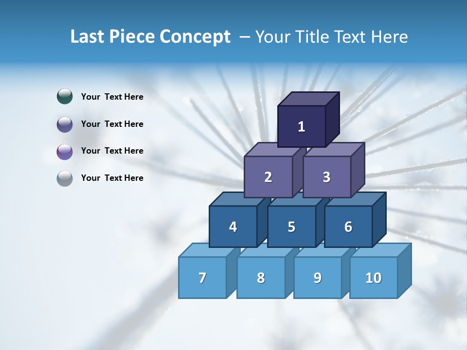 Frosty Natural Frost PowerPoint Template