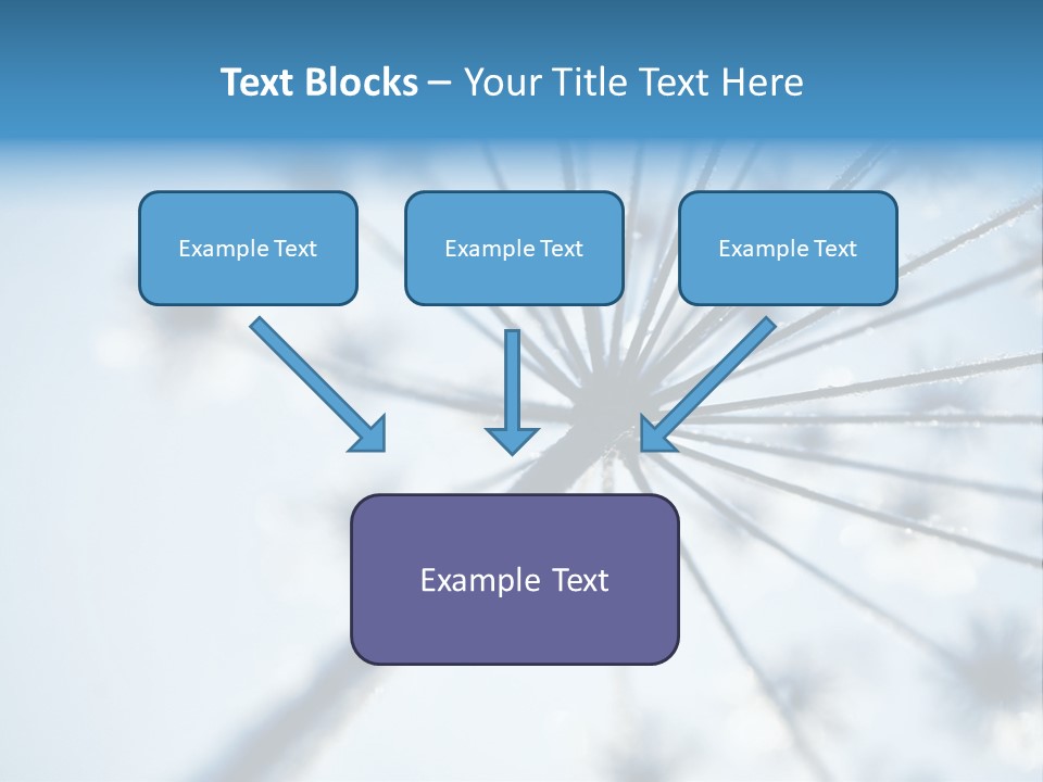 Frosty Natural Frost PowerPoint Template