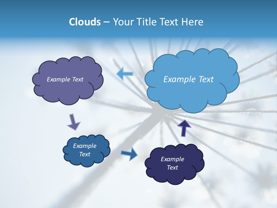 Frosty Natural Frost PowerPoint Template